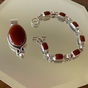 Vintage Bracelet and Pendant